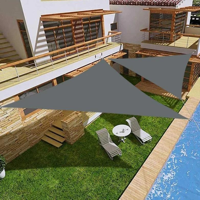 camping triangular shade sail 6x6x6 courtyard waterproof balcony swimming pool sun protection garage