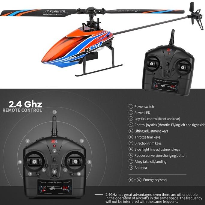 WLTOYS K127 4CHANNEL RC HELICOPTER TER