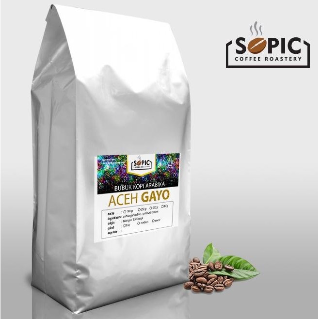 

Bubuk kopi Arabika Gayo 100 Murni tanpa campuran 500 gr DS