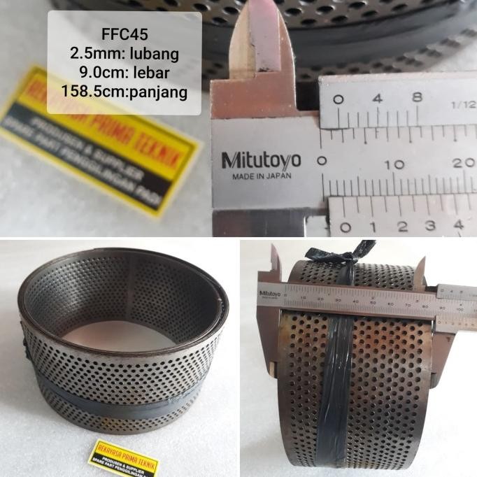 (:(:(:(] FFC45 2.5 MM SARINGAN MESIN TEPUNG BERAS KETAN JAGUNG DISKMILL FFC 45
