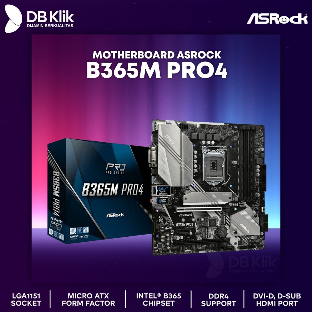 Asrock Motherboard B365M Pro4