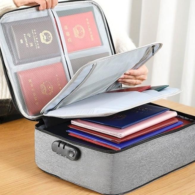 

TND TAS DOKUMEN KOTAK PENYIMPANAN ARSIP KOPER TEMPAT BERKAS TAS PASPORT