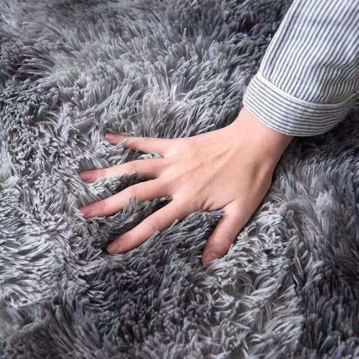 Matras Karpet Lantai Ruang Tamu Warna Abu Karpet Besar Lebar