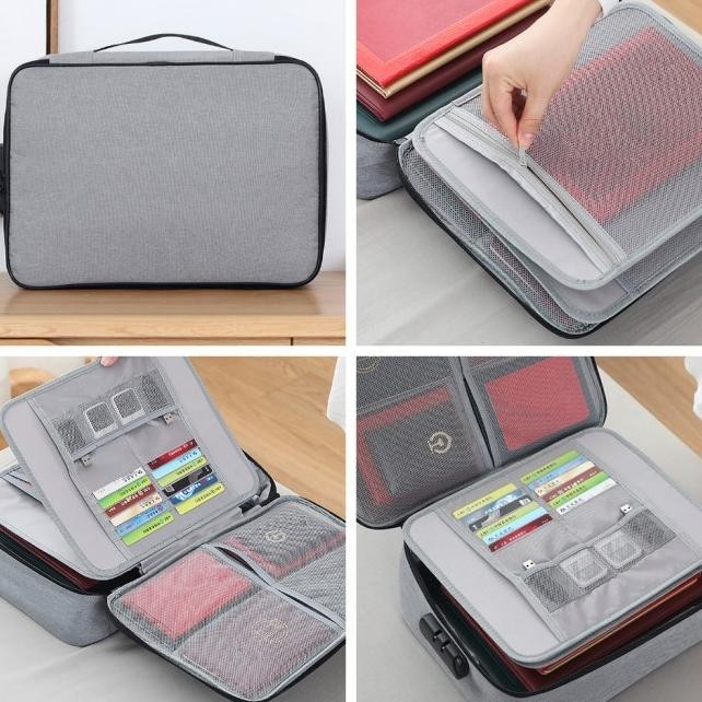 

YTN TAS DOKUMEN ANTI AIR PASSWORD TRAVEL BAG PENYIMPANAN DOKUMEN TK006