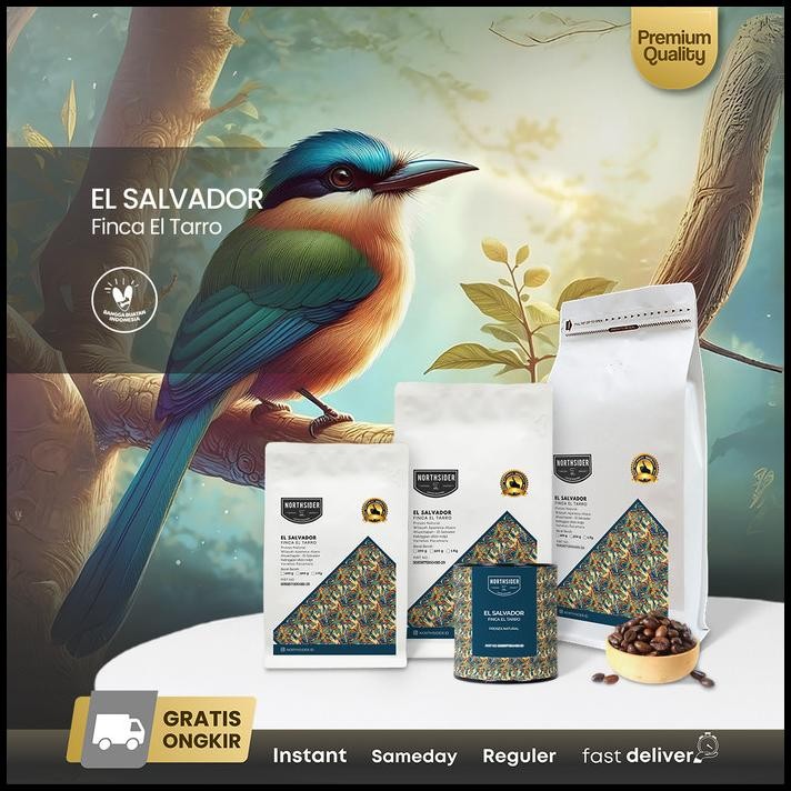 

Northsider Kopi Arabika El Salvador Finca El Tarro Natural Coffee