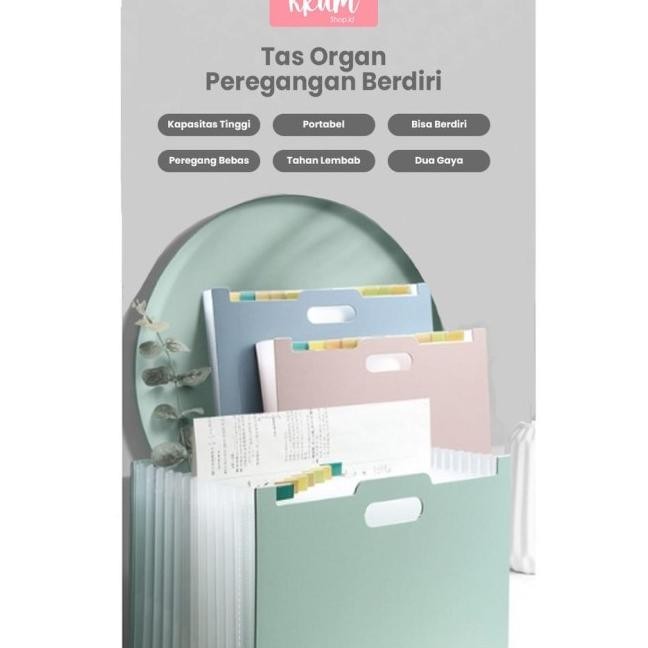 

NEW STANDING FILE A4/ FILE FOLDER DOCUMENT BAG/ TAS DOKUMEN FILE 13
