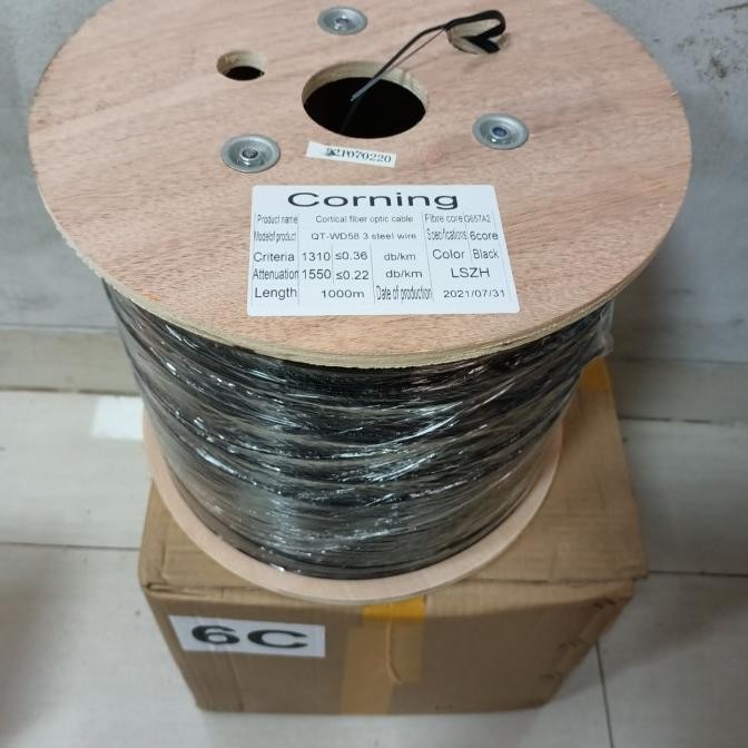 Kabel dropcore 6core 3seling 1000meter