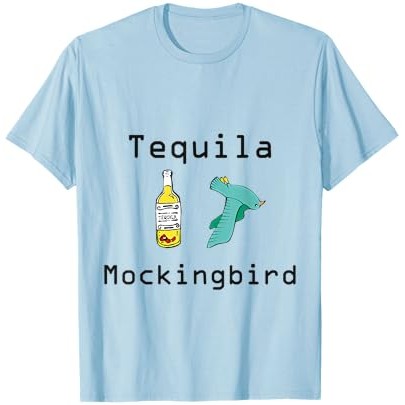 Kaos Lucu Tequila Mockingbird "To Kill A Mockingbird" |5B84udh5|
