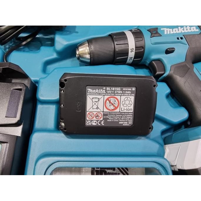 Paket Mata Bor 74Pc Mesin Bor Baterai Cordless Drill Makita 18V Hp488D Original Dan Terpercaya