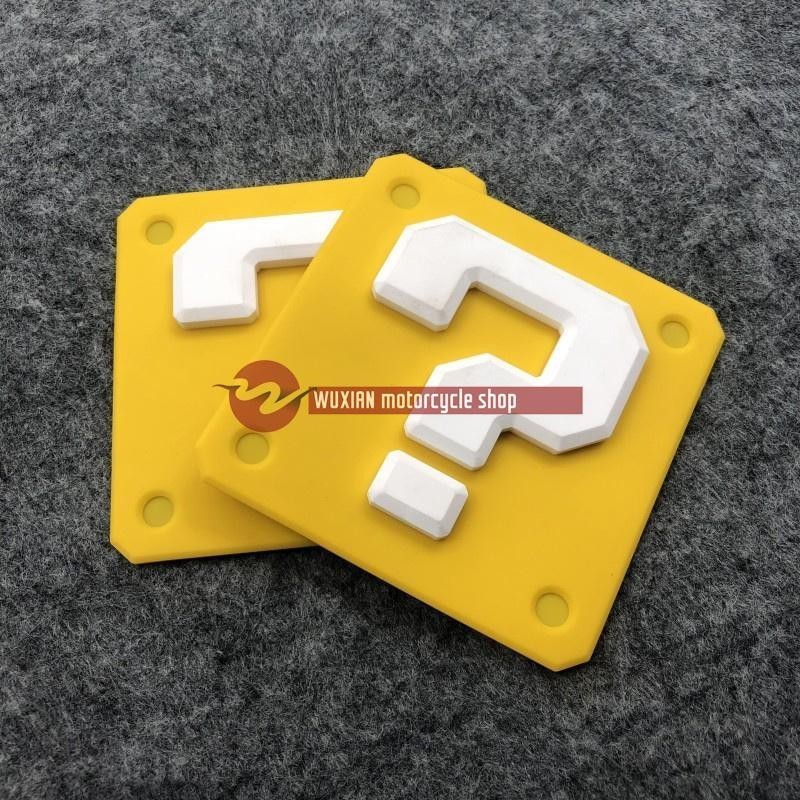 

Mario Mario Mario Mario Sepeda Motor Skuter Kendaraan Listrik Universal Tanda Tanya Stiker Persegi Stiker Karet Dekoratif Bodi Anti-Tabrakan Stiker Mobil Anti-Gores |hiAoksRS|