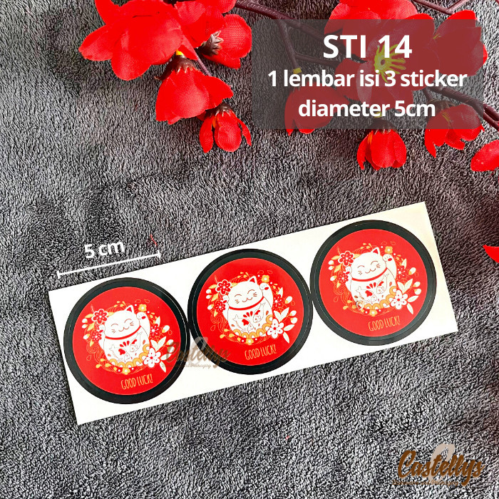 

Sticker Stiker STI 12 s/d 16 Label Kotak Kue Hampers Imlek Sincia CNY