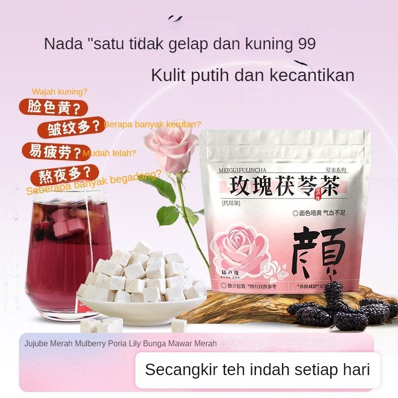 

Teh Rose Fuling Rose Pemutih Internal, Teh Herbal Peninggi Kesehatan