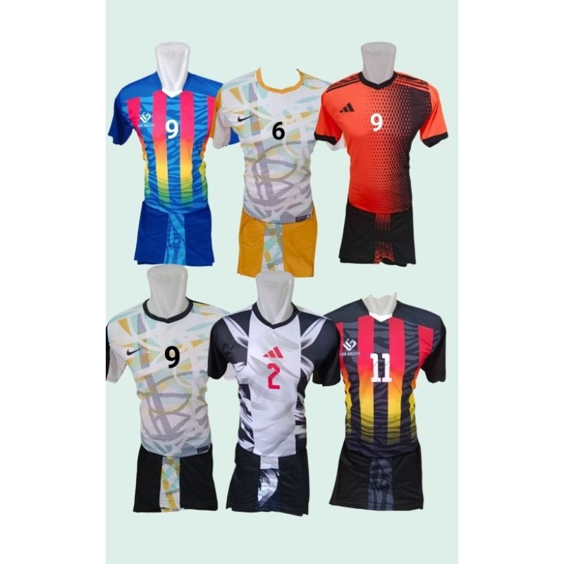Jersey Sepak Bola Jersey Futsal Dewasa lusinan Team Bola isi 18 pcs