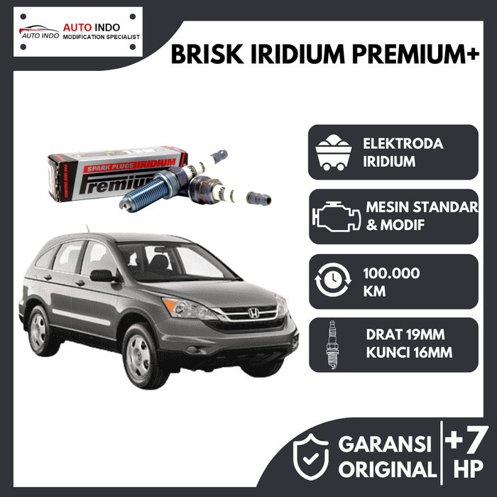 Busi Mobil Iridium Honda Crv Gen 3 Brisk Premium Iridium P4