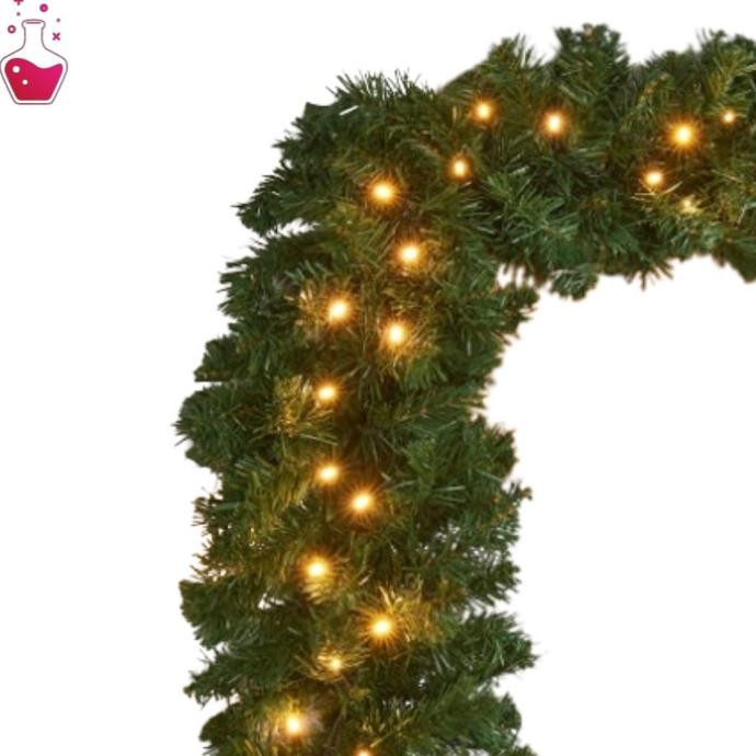 Garland PVC Tebal Dekorasi Hiasan Natal Garland Natal 2 Meter JS