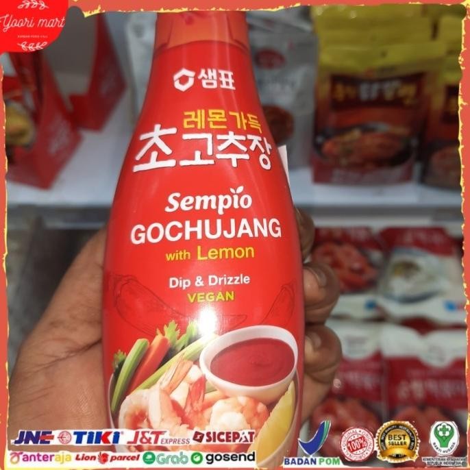 

Sempio Gochujang With Lemon vegan dip sauce saus cocolan Korea 330gr KS