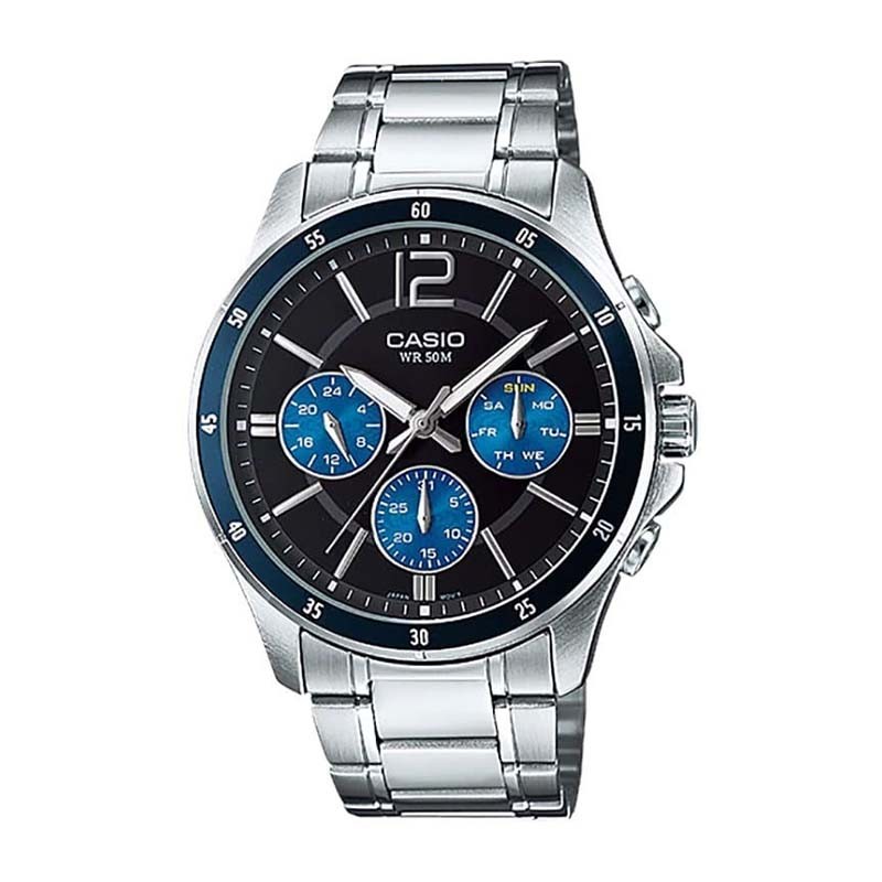 CASIO ORIGINAL MTP-1374D-2A MTP 1374D 2A 1374D MTP1374 JAM TANGAN PRIA CT ST B083