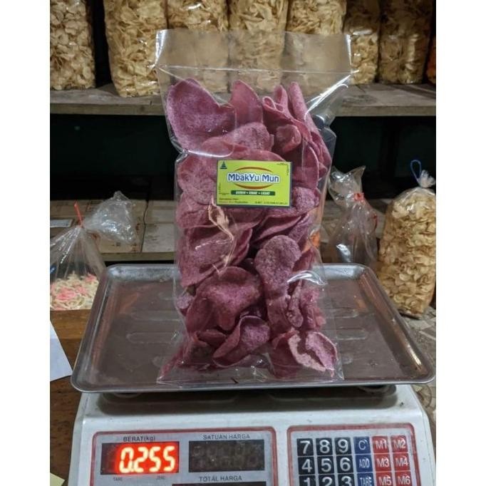 

GROSIR keripik ubi unggu keripik ubi keripik ubi pedas manis kripik ubi berat bersih 1kg TERLARIS