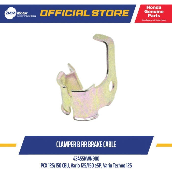 43455KWN900 Clamper B RR Brake Cable  PCX 125 150, Vario 125 FI eSP