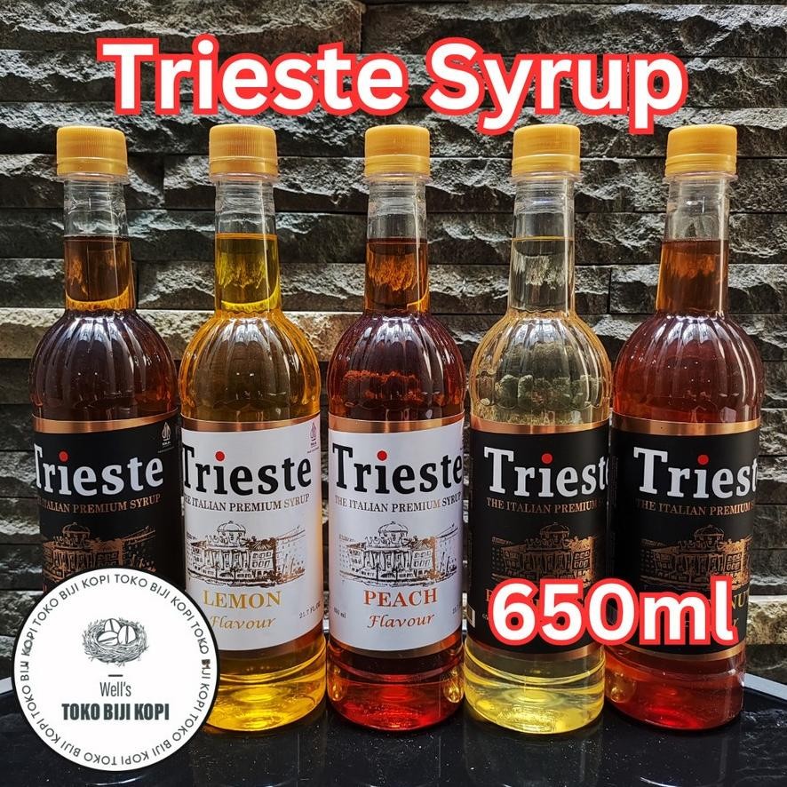 

Trieste Syrup Flavoured Sirup Rasa - 650 ml