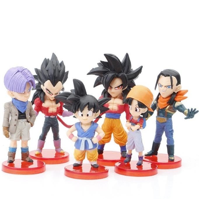 FIGUR SET Wcf Dragon Ball Gt Set 6 Figure Set