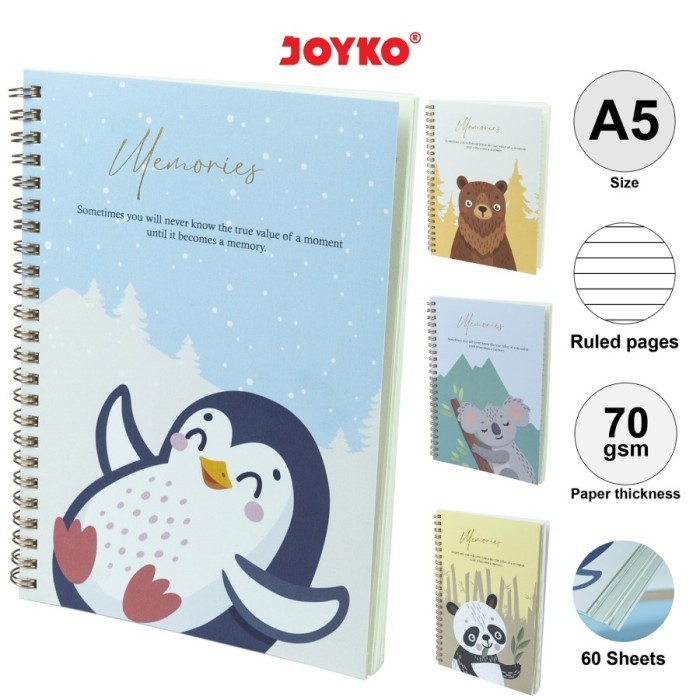 

TERBARU - Ruled Notebook Diary Agenda Buku Catatan Bergaris Joyko NB-707 A5