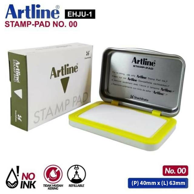 

TERBARU - Stamp Pad / Bak Stempel Artline No.00 EHJU-1
