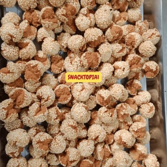 

GROSIR Terlaris onde onde kering kue ketawa wijen 1 kg COD TERLARIS