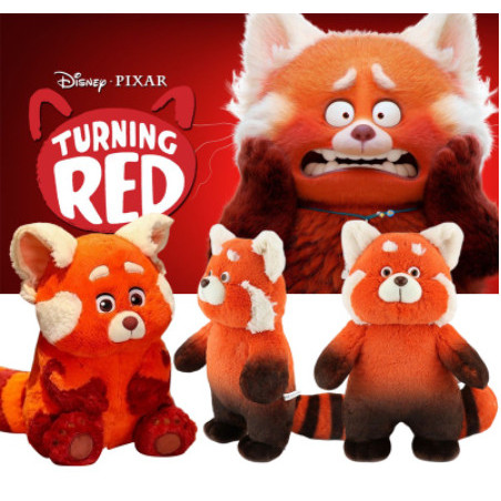 DISKON Boneka Turning Red Panda Plush Doll Kawaii Cute Anime Stuffed Gift