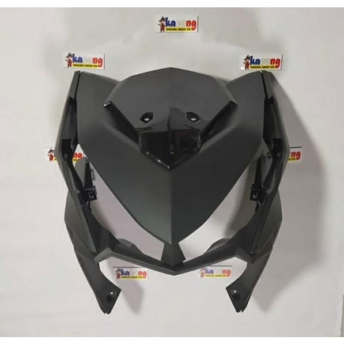 sayap luar+dasi tameng depan vario 125 150 LED OLD Hitam Dof 2015-2017 Import Premium