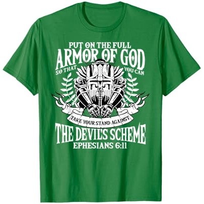 Kaos Agama Ayat Alkitab Kristen Efesus 6:11 Armor of God |aEEoClLq|