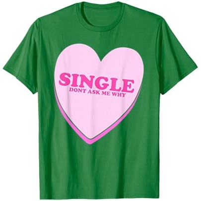 Hadiah Hari Valentine Anti Kaus Hati Merah Muda Lucu Pria Wanita Lajang |O5wAdLfD|