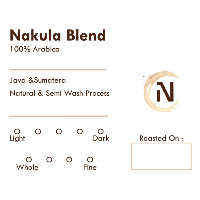 

Biji Kopi / Coffee Beans Espresso Nakula Blend 100% Arabica 1 Kg