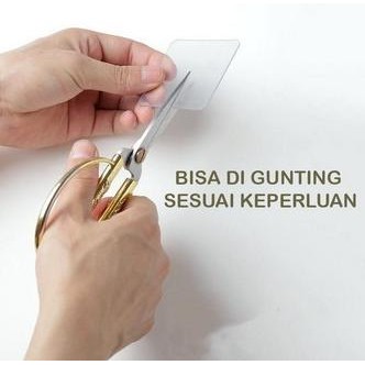 

Double Tape Ajaib KOTAK/PAPAN Transparan Isolasi 2 sisi Solatip Tape