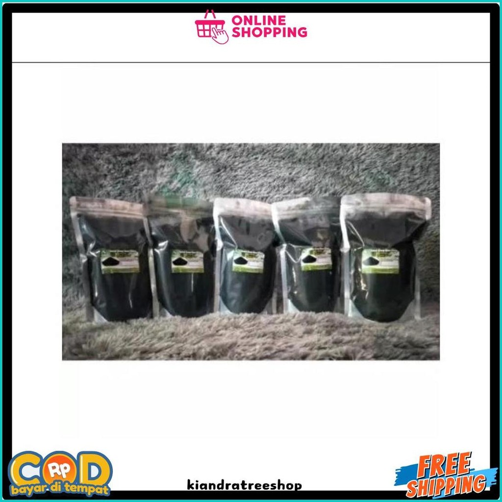 

Bubuk Arang Aktif Daun Pisang/Pewarna Hitam Alami 250 Gram (6.6)