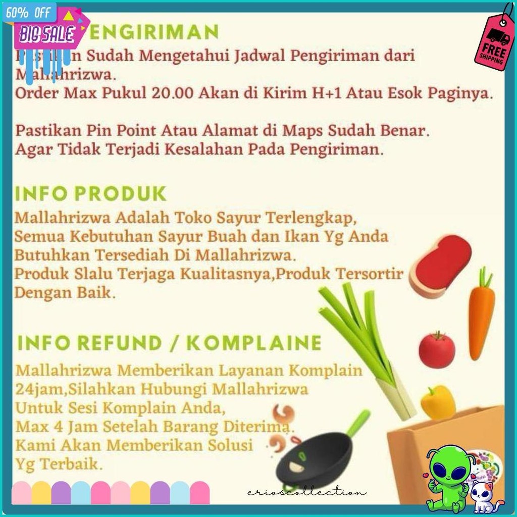 

Daun Pisang / Sayur Sayuran Segar Ready On Mallahrizwa (Lagi Diskon)