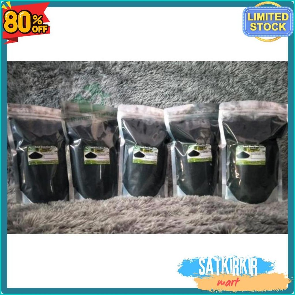 

Pewarna Hitam Alami/Arang Aktif Daun Pisang Super/Kalaras Kemasan 100Gram (Murmer)