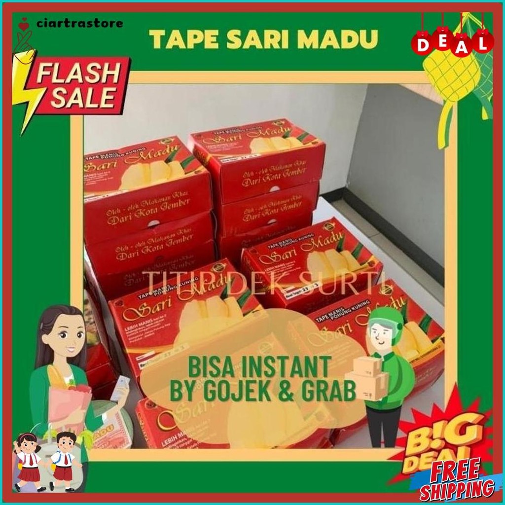 

(Termurah) Tape Sari Madu 1000Gr Khas Jember (Lagi Diskon)