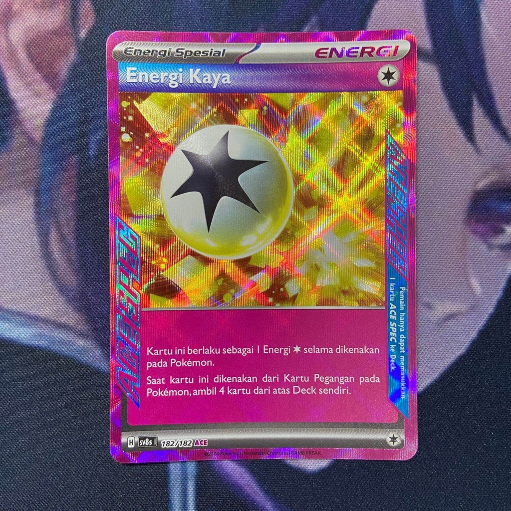 pokemon (ID) energi kaya - SV8s 182/182 - ACE