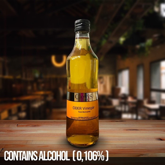 

Clovis Cider Vinegar Cuka Apel Putih Clovis 500 ml - "HALAL