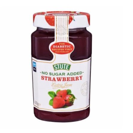 

Stute Diabetic Extra Jam No Sugar Added 430G| Selai Diabetes Diet Keto