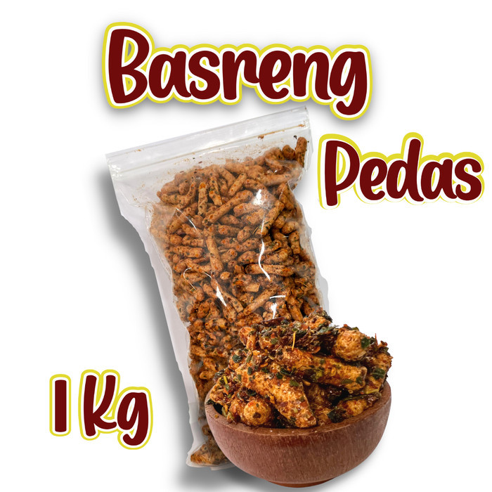 

TERBATAS BASRENG PEDAS DAUN JERUK 1KG SAJODO SNACK & FOOD