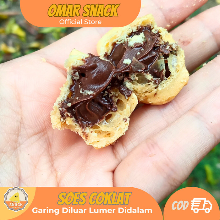 

STOK TERBATAS Cemilan Soes Isi Coklat 1kg Lumer Premium Kiloan Sus Kering Super Enak dan Lembut