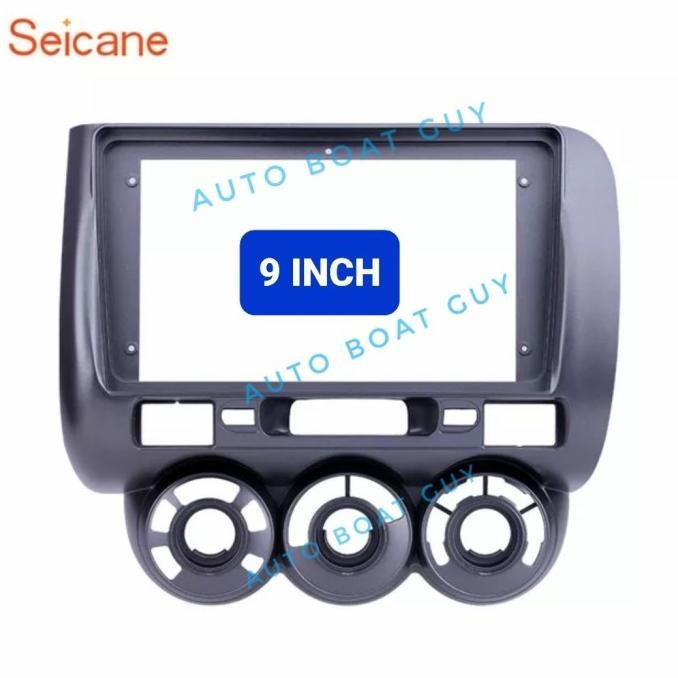 Pasti Bagus Frame Headunit Jazz Gd3 / City 2003 - 2007 Oem Style Android