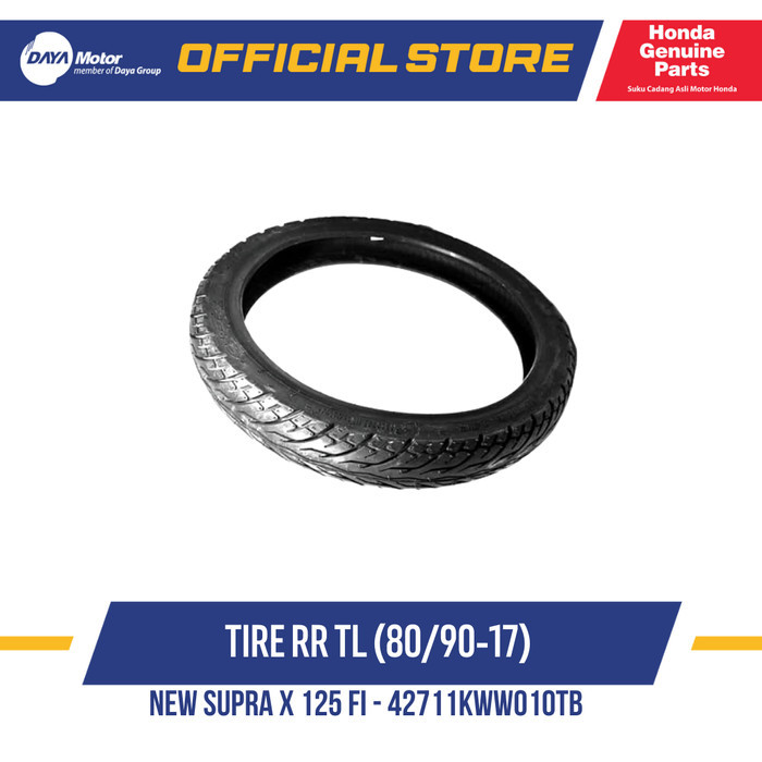 42711KWW010TB Ban Tubles Belakang (80/90 17) Revo 110 Supra X 125 FI