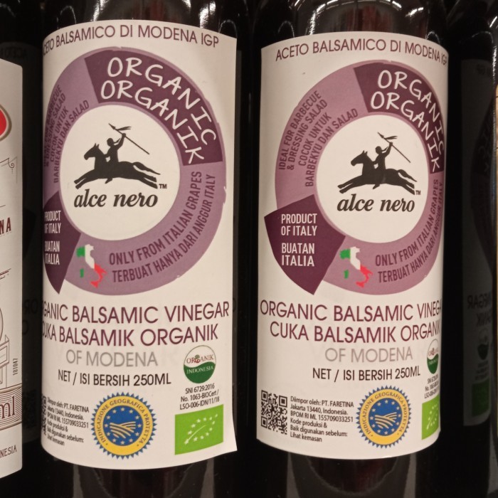 

Alce Nero Organic Balsamic Vinegar 250Ml