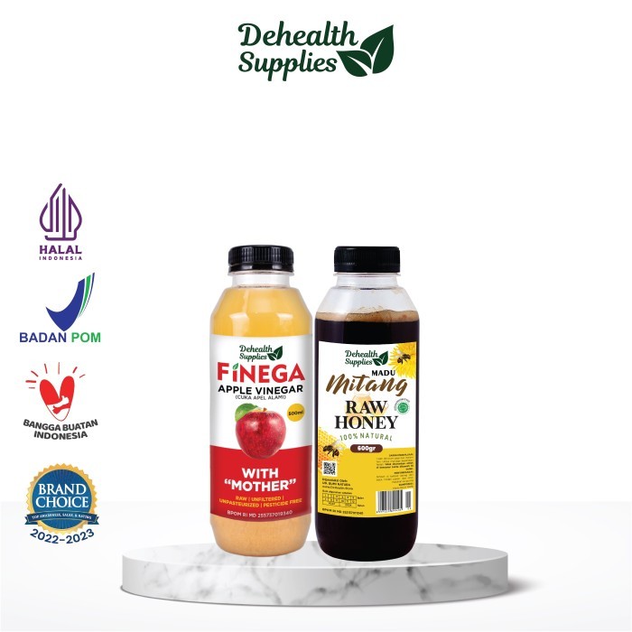 

Dehealth Supplies Paket Cuma ( Cuka Apel Dan Madu ) 500Ml