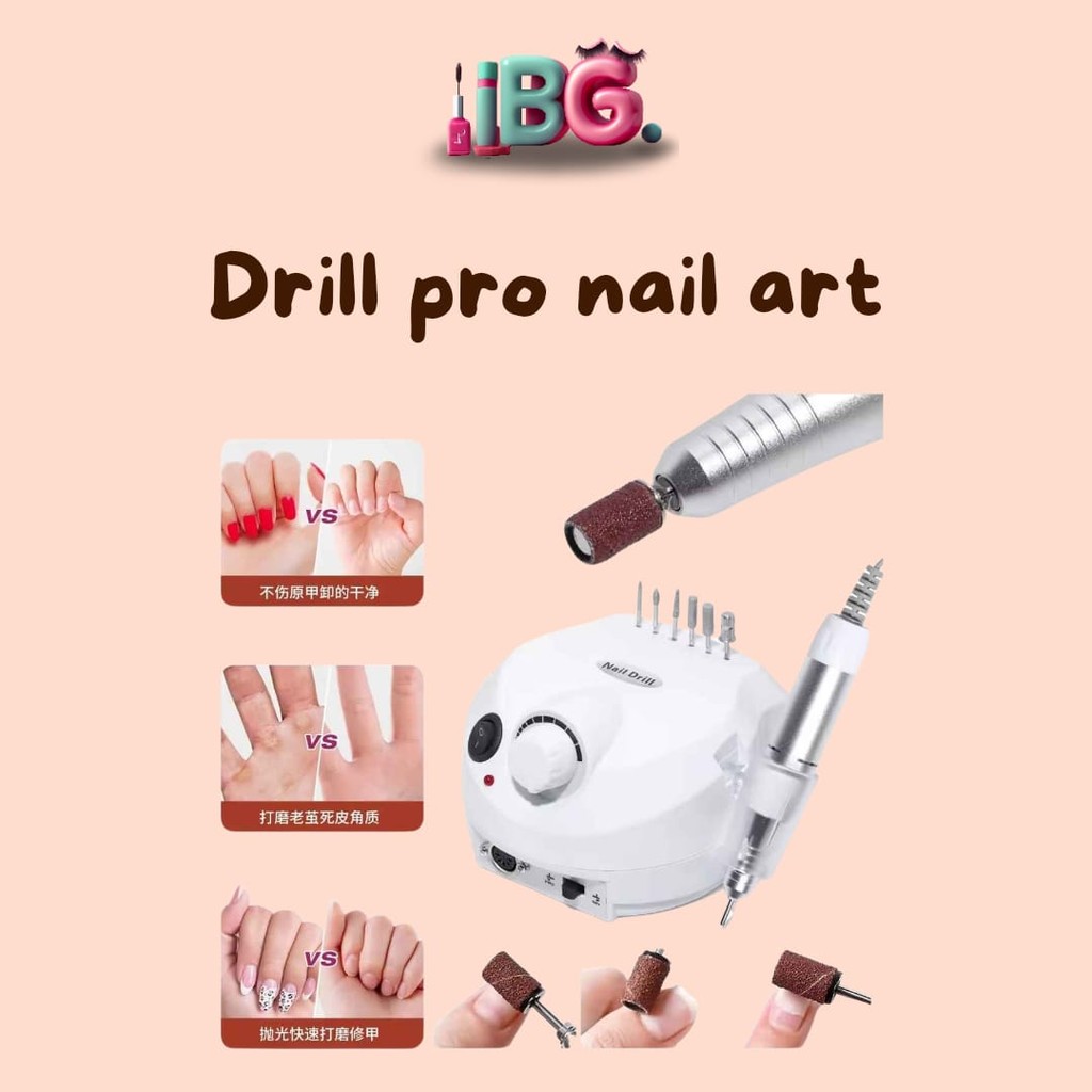 Nail Drill Proffesional Nail Drill Pro Nail Drill Salon Salon Nail Drill Nail Nail Drill 35000 RPM