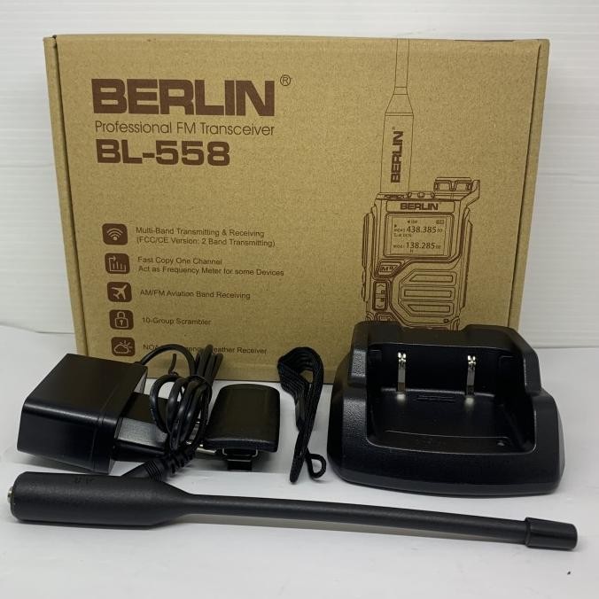 Ht Berlin BL-558 dualband Radio 558 multiband Receiver murah [terbaik]