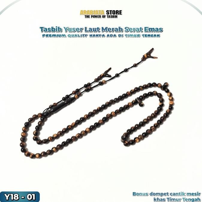 Yuser Laut Merah Asli Tasbih Yusr